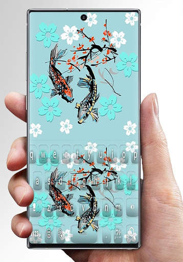 Koi Fish Drawing keyboard screenshot 1