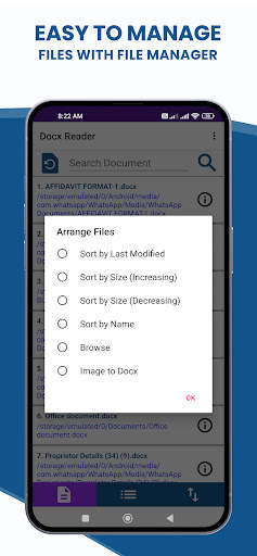 Docx Reader PDF Viewer Word screenshot 4