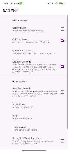 NAN VPN screenshot 4