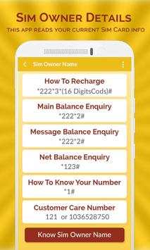 How To Know Sim Card  Owner Name screenshot 5