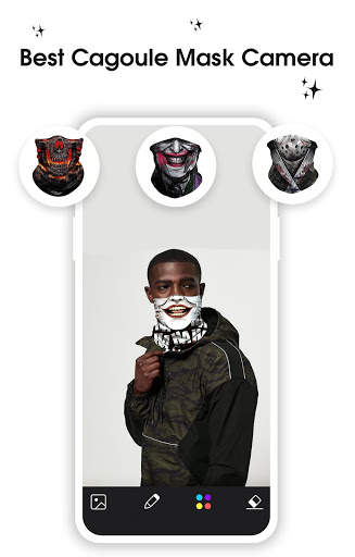 Cagoule Mask Half Face - Ghost Mask Photo Editor screenshot 3