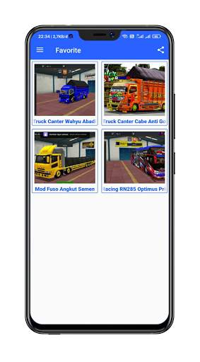 Mod Bussid Truk Wahyu Abadi Sy screenshot 3