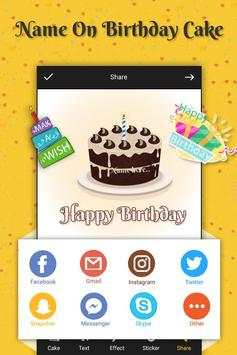 Name On Birthday Cake 5 تصوير الشاشة