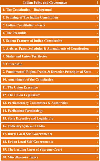 Indian Constitution, Polity & Governance (Free) screenshot 13