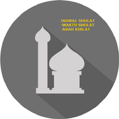 ikon Jadwal Sholat Adzan dan Kiblat