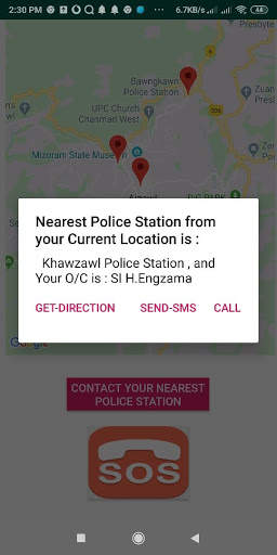 Mizoram Safety App screenshot 2
