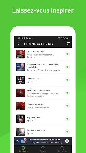 GetPodcast: lecteur de podcast screenshot 6