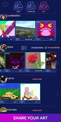 Big Coloring Book: free color by number, pixel art screenshot 7