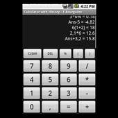 Calculator with History Tape 1.1 beta