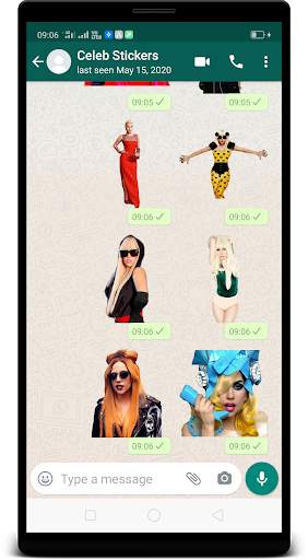 Lady Gaga WAStickerApps : Stickers for Whatsapp screenshot 5