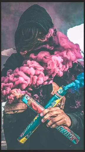 Smoke Bomb Wallpaper HD 4K screenshot 7