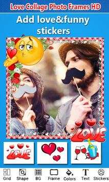 Love Collage Photo Frames HD 4 تصوير الشاشة