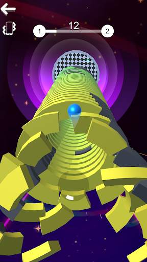 Color Stack Ball 3D: Ball Game run race 3D - Helix स्क्रीनशॉट 2