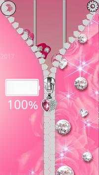 Diamond Zipper Screen Lock screenshot 4