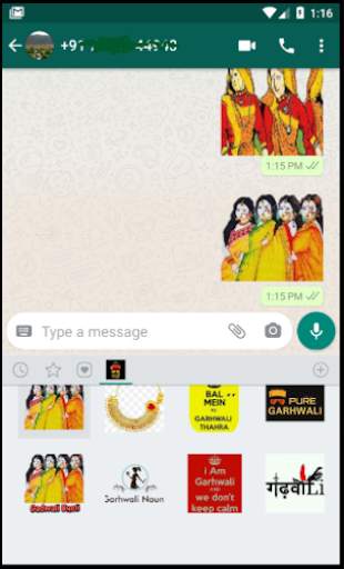 Pahadi Sticker for WhatsApp screenshot 4