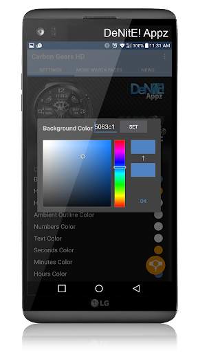 Carbon Gears HD Watch Face screenshot 5