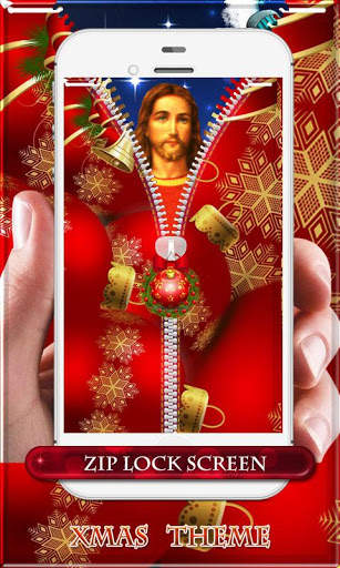 Christmas Theme Zipper Lock screenshot 4