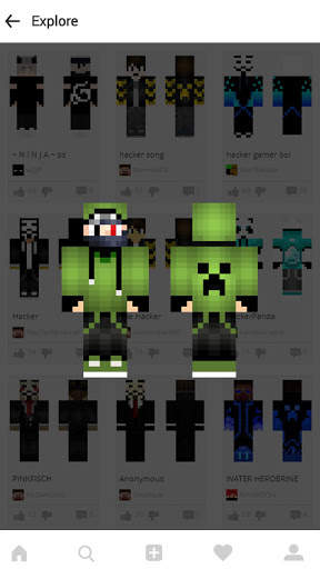 Hackers Skins For Minecraft screenshot 6