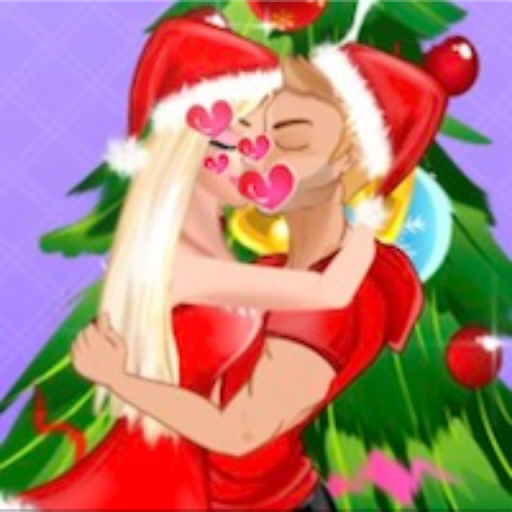 Christmas Princess Kissing - Kiss Games For Girls icon