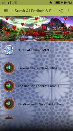 Surah Al-Fatihah & Fadhilatnya screenshot 1