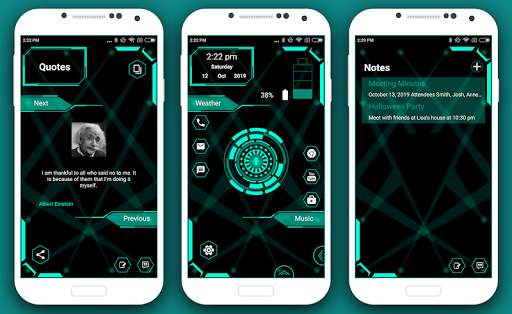 Hi-tech Launcher 3 - AppLock screenshot 3