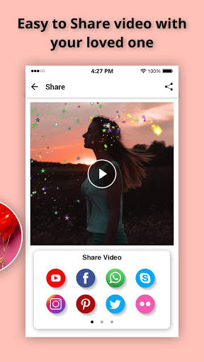 Glitter Photo Effect Video Maker with Music screenshot 5