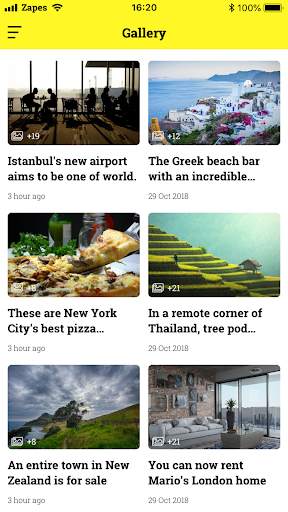 Zapes - React Native mobile app for Wordpress screenshot 3