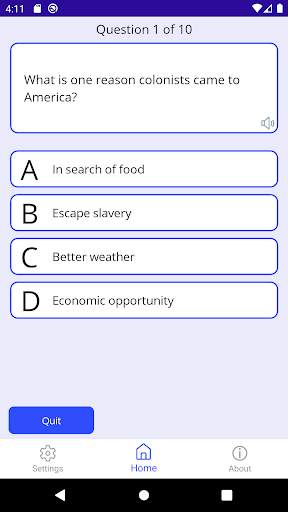 US Citizenship Test App 2022 скриншот 4