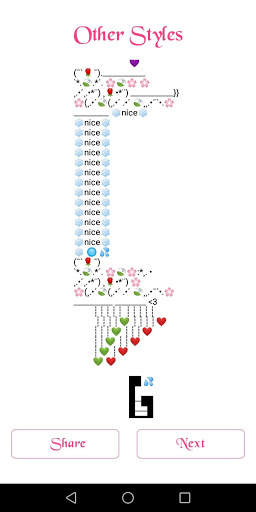 Love Styles: Long ASCII love styles share free screenshot 7