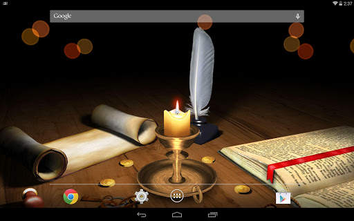 3D Melting Candle Live Wallpaper screenshot 5