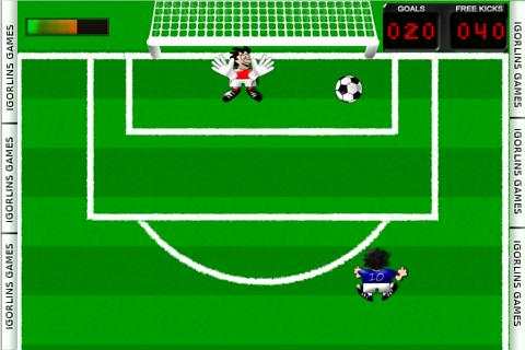 Free Kick Football Lins screenshot 1