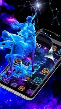 Sagittarius Constellation Blue  Launcher Theme screenshot 7