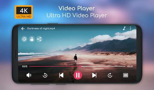 Video Player - 4K Video Player, Ultra HD 1 تصوير الشاشة
