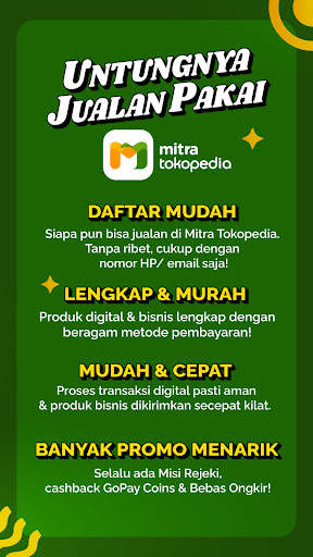 Mitra Tokopedia: Pulsa & PPOB screenshot 2
