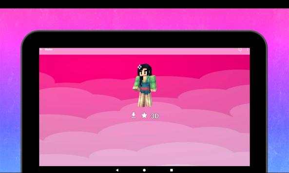 Girls Skins for Minecraft PE in 3D screenshot 11