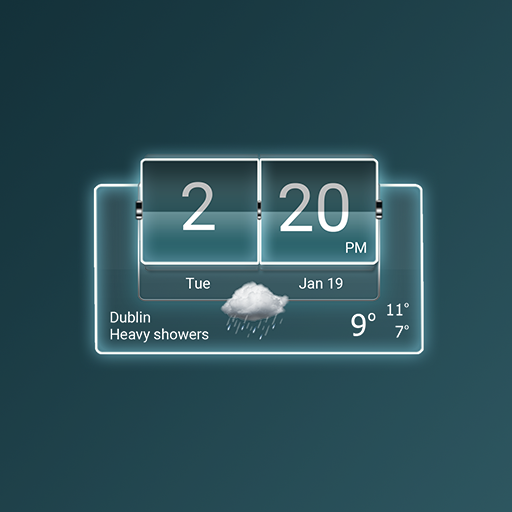 3D Flip Clock Theme Pack 04 icon