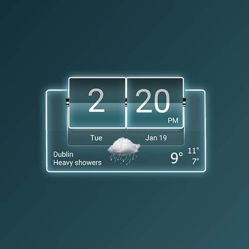 3D Flip Clock Theme Pack 04 2.0.0