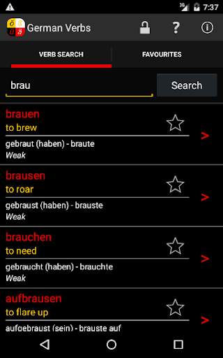 German Verbs screenshot 5