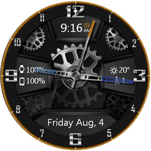 Carbon Gears HD Watch Face 6.2.2
