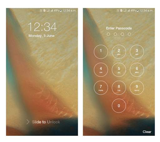 iOS 10 Lock Screen screenshot 7