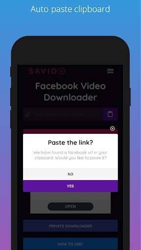 Savido - Free Facebook Video Downloader HD स्क्रीनशॉट 2