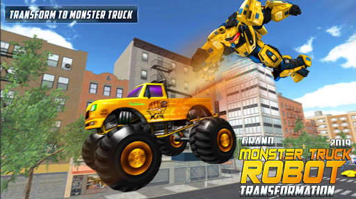 Real Robot Transform Monster Truck Fight screenshot 5