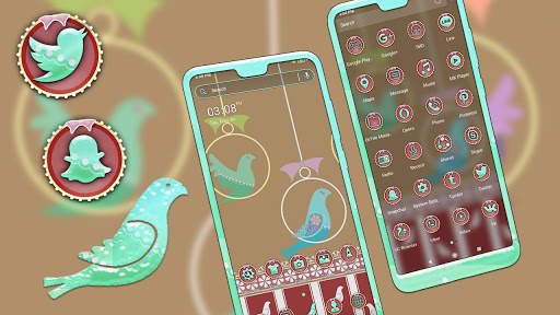 Vector Bird Launcher Theme screenshot 1