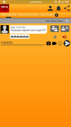 Chat Free Fire скриншот 4