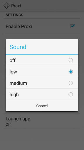 Proxi - proximity (screen off) app launcher screenshot 3