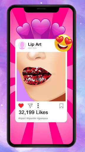 Lip Art Makeup Beauty Game - L screenshot 2