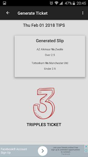 BoomTips Betting Slip Generator screenshot 4