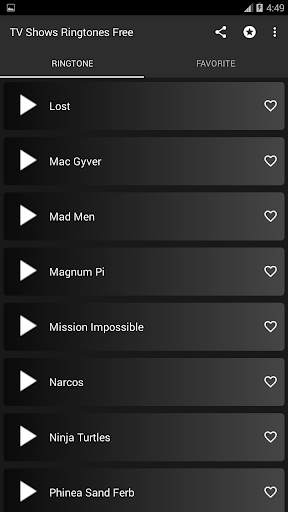 TV Shows ringtones screenshot 4