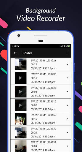 Background Video Recorder screenshot 5