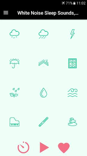White Noise Sleep Sounds, Relax, Meditate screenshot 1